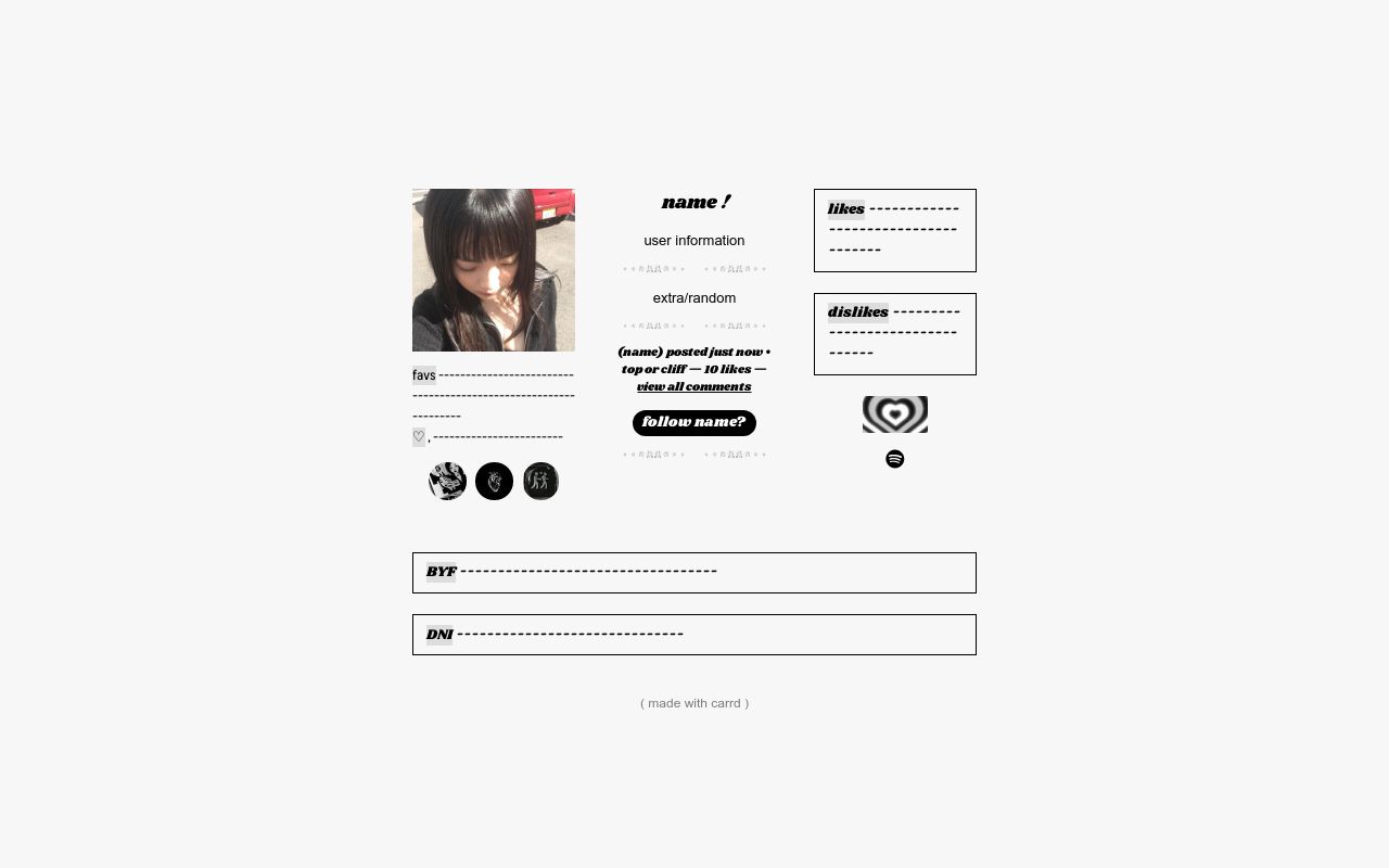 Carrd profile picture for @cleared